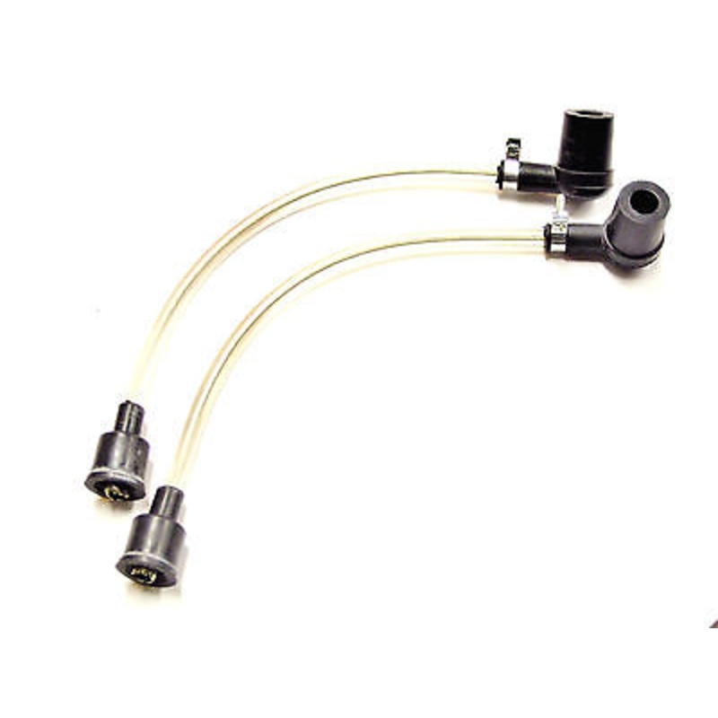 copper Clear Translucent Spark Plug Wires wire set Triumph T120 TR6 T100 650 500