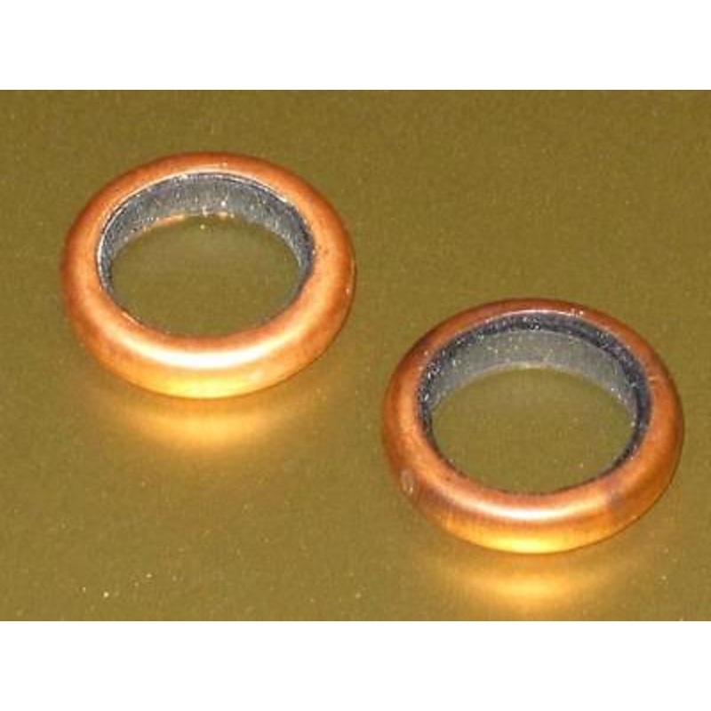 1/4 BSP Donut petcock washers 1/2 ID copper neoprene sealing washer seals seal