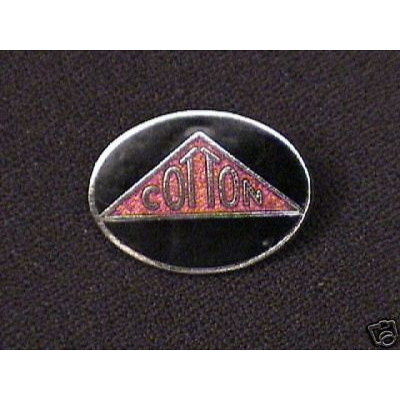 COTTON hat pin motorcycle metal enamel badge Coventry