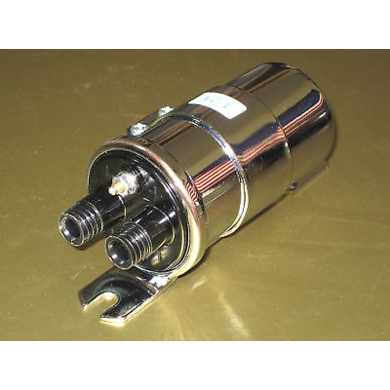 Dual lead chrome 12 volt motorcycle ignition coil NEW chopper bobber Triumph BSA