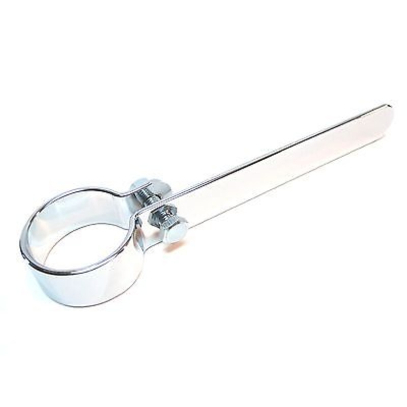 Exhaust muffler Hanger 6 long clamp bracket for 1 1/2 pipes Triumph bobber