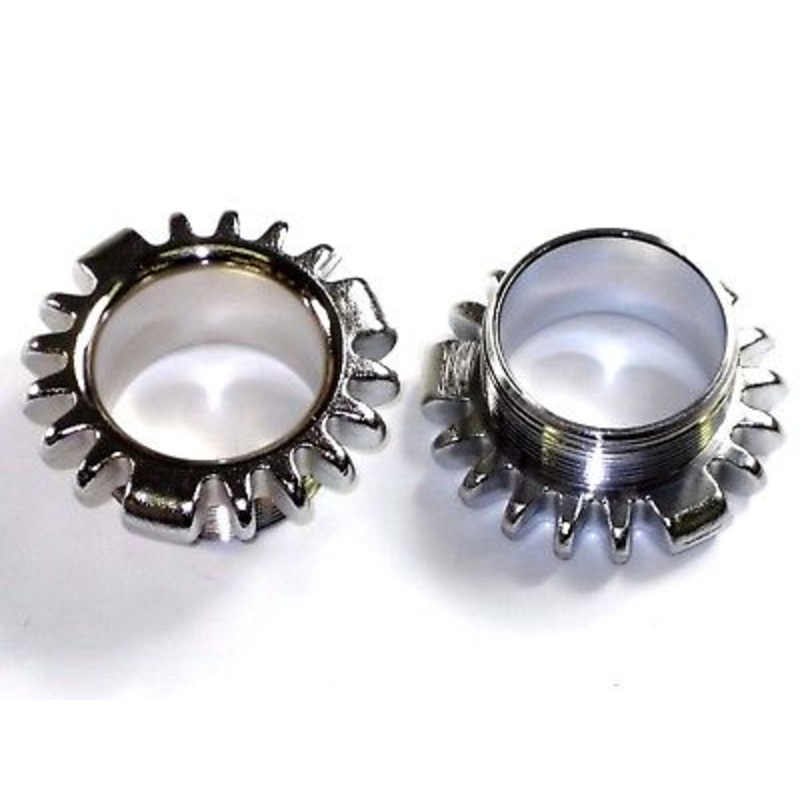 Exhaust pipe nuts Norton Commando 750 UK 06-2464 chrome NM18092 1969 70 71 72 73