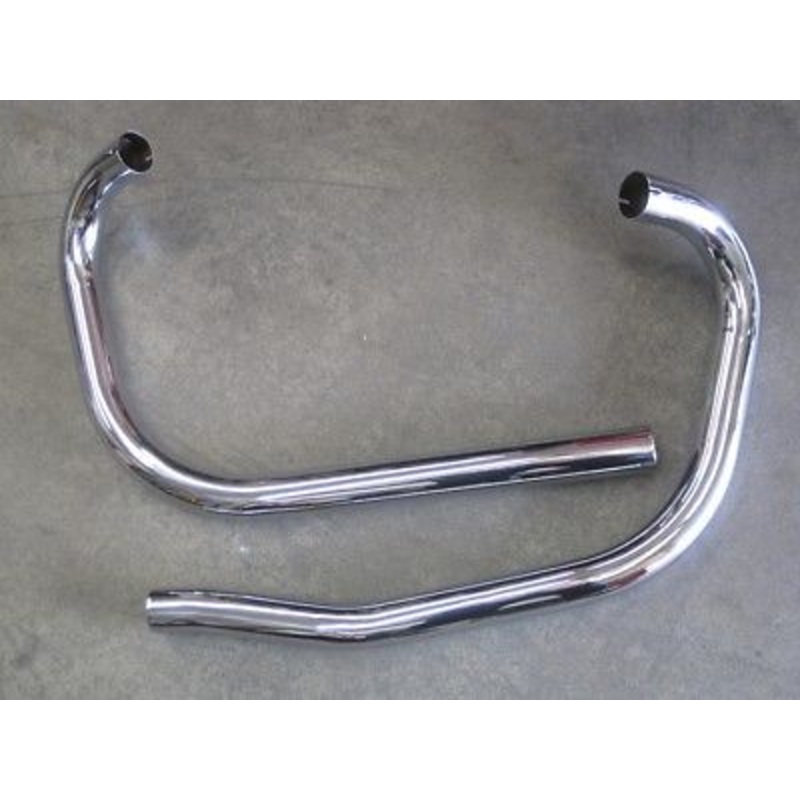 Exhaust Pipe Set 70-1519/20 49 to 50 6T 650 Pre Unit Triumph pipes 5T and 500 1946 to 1950 70-3127