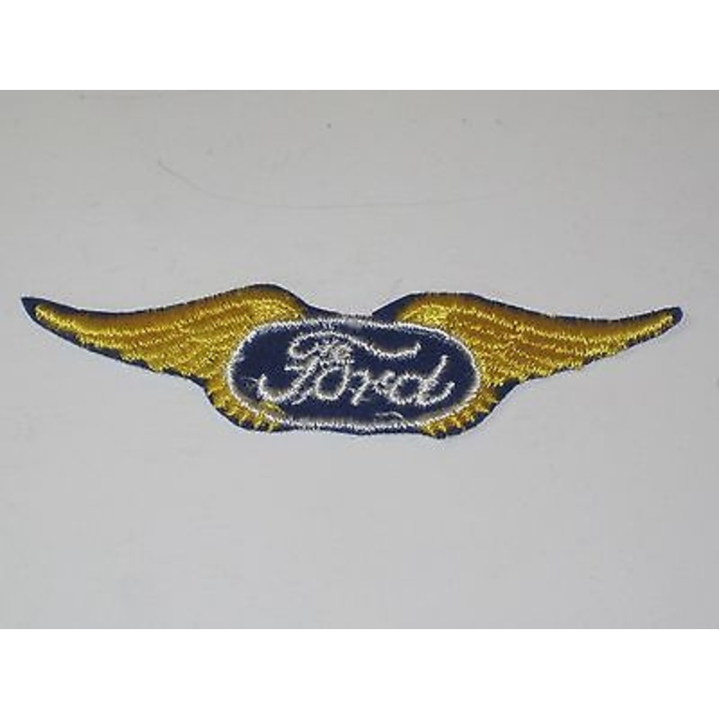 Ford vintage racing eagle wings patch 1970s era style Galaxie Falcon Thunderbolt