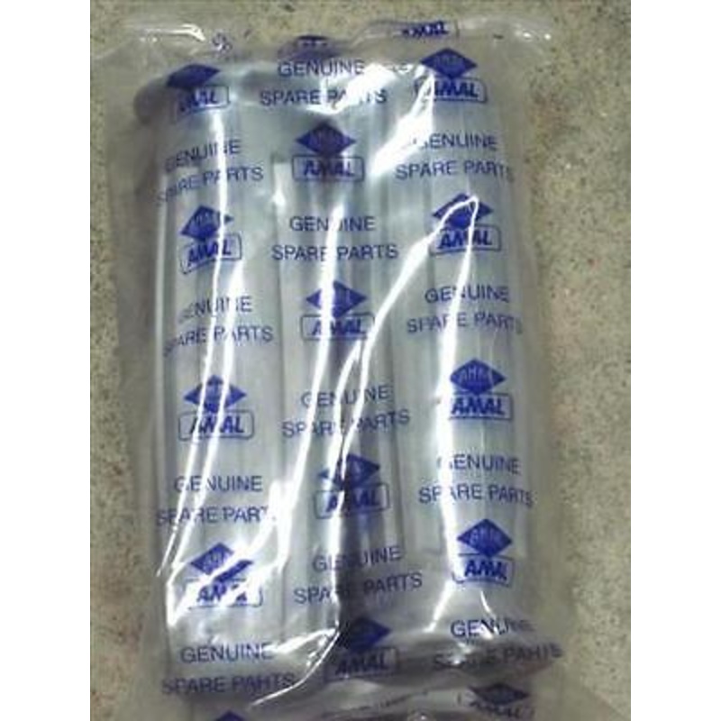 Genuine Amal Brand grips grey for 7/8 handlebars bars Triumph Norton BSA