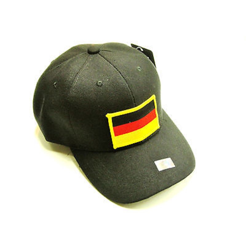 German Flag Hat baseball cap motorcycle patch black ballcap Germany