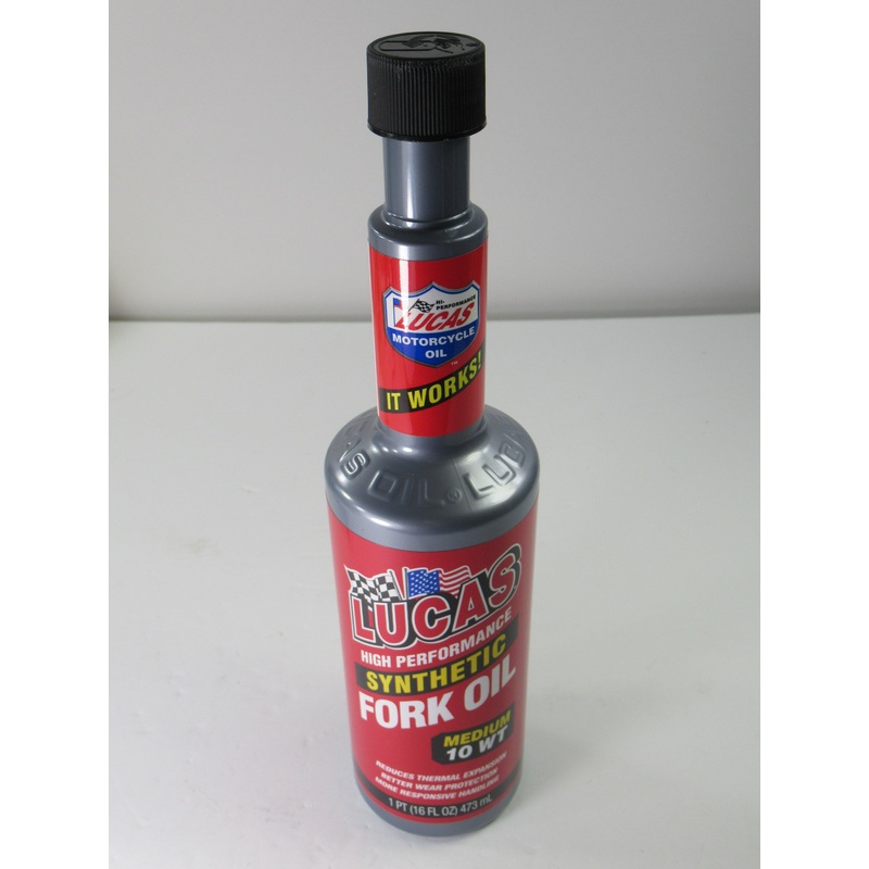 Lucas Fork Oil 10 wt Triumph Norton motorcycle semi-light Gold series Best 1 pint