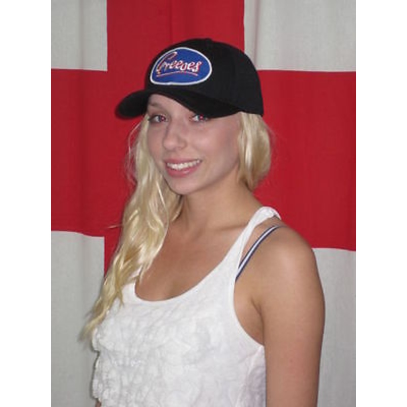 GREEVES black hat vintage motorcycle ball cap griffon scottish rbs uk