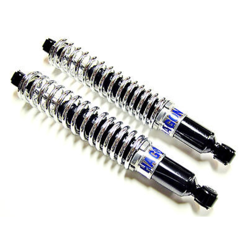 Hagon Rear Shocks Slimline Chrome Norton Dommie 500 600 88/99 Slimline Dominator 61up