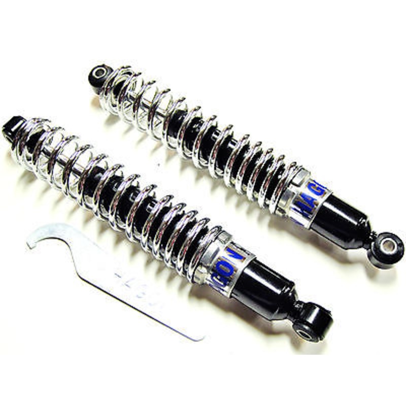 Hagon Road rear Shocks Slimline Chrome Spring BSA 650 A65L A65T A65SS A65P 1970 71 72