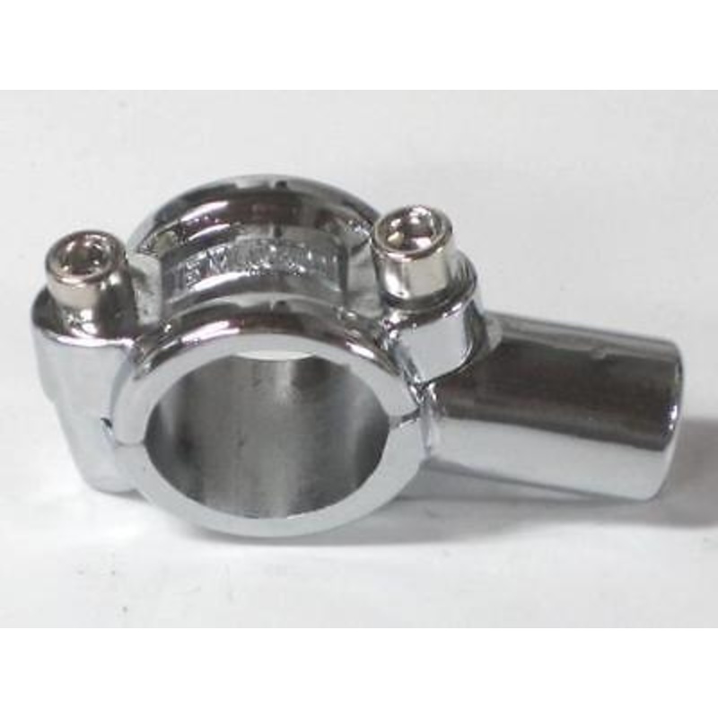 Handlebar clamp 7/8 bar end clamps threaded 10mm mirror perch motorcycle