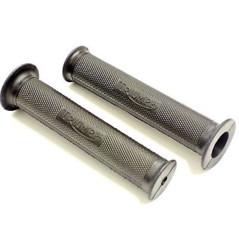 Handlebar Grips logo grip set Triumph 1 Pre-Unit  handlebars T120 97-0230