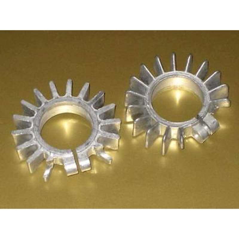 Header exhaust clamps Triumph 500 pipe to head clamp set 1 3/8 UK made 71-2466