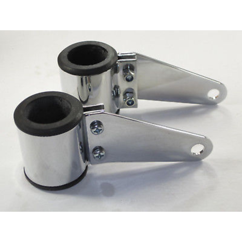 Headlight Ears Cafe Racer Triumph Norton BSA bracket set 34mm HEADLAMP BRACKET SET