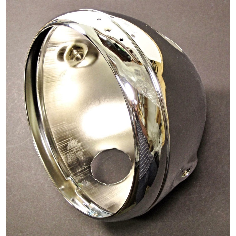 Headlight shell 7′ bucket 54520774 Triumph BSA 99-9968 1959 to 1966 Lucas copy