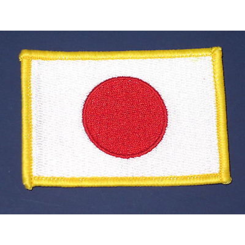 Japanese Flag embroidered Patch