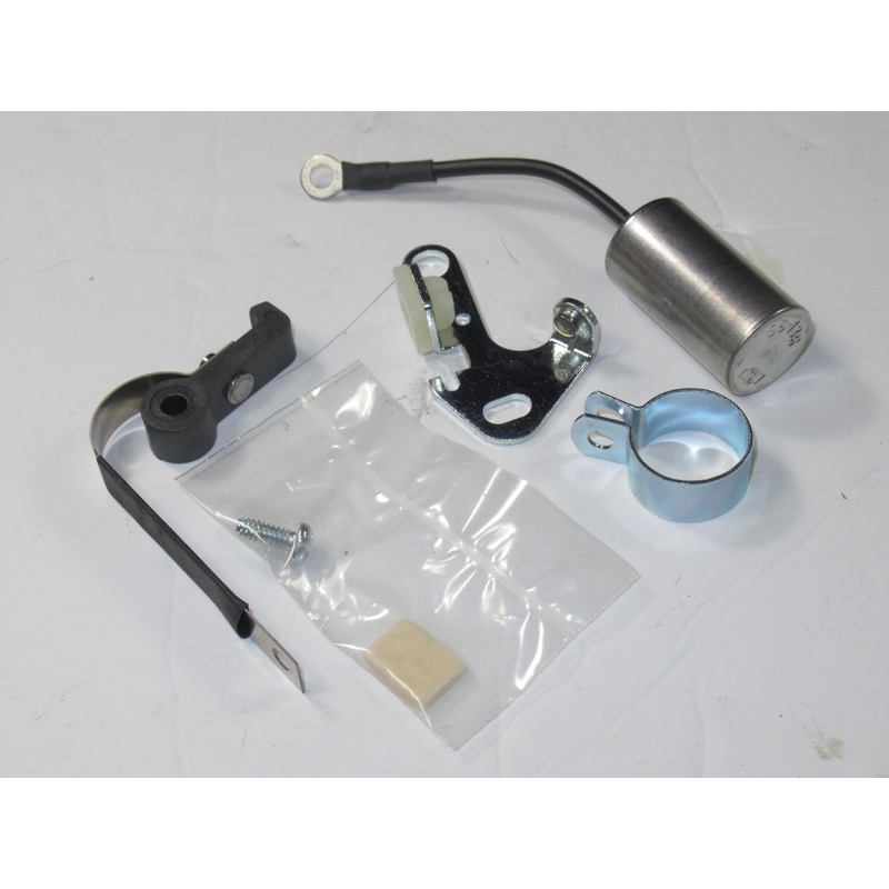Joe Hunt condensor and points set mag magneto condenser Triumph Clockwise harley
