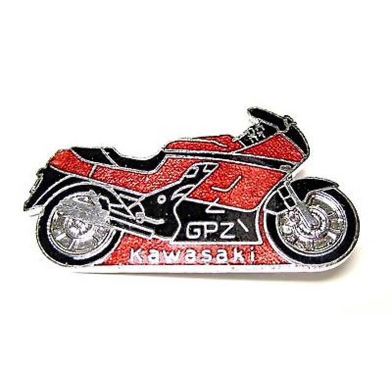 Kawasaki motorcycle lapel pin GPZ hat badge superbike badge motorcycle