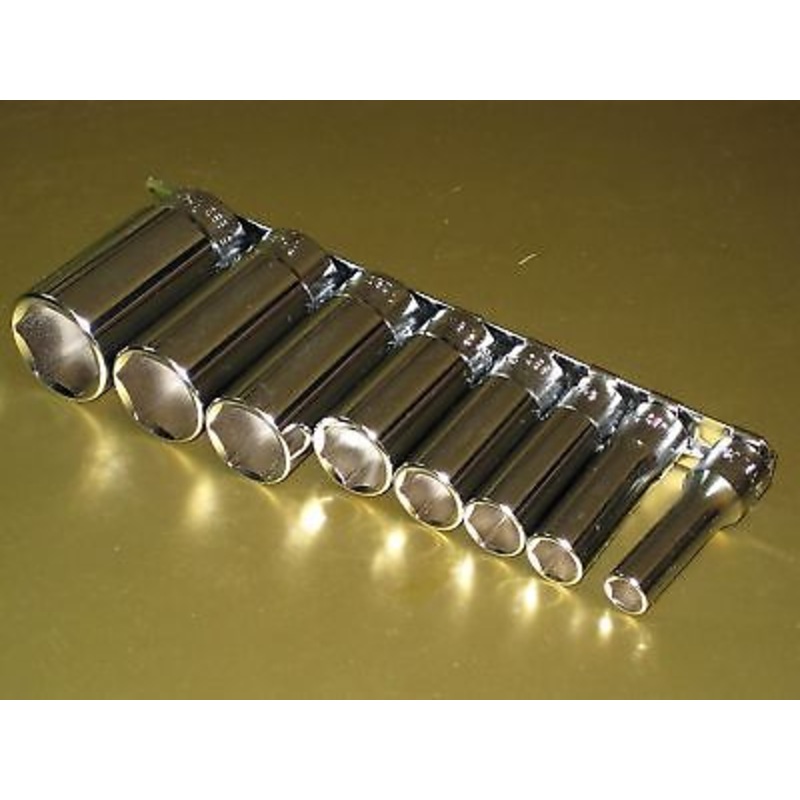 Koken deep well socket set 3/8 drive 8 Whitworth British wentworth sockets tools