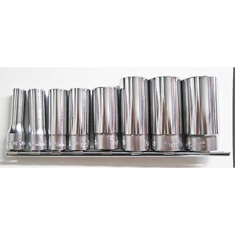 Koken Whitworth Deep 12 Point 8 Piece 3/8 Socket Set TRIUMPH NORTON BSA