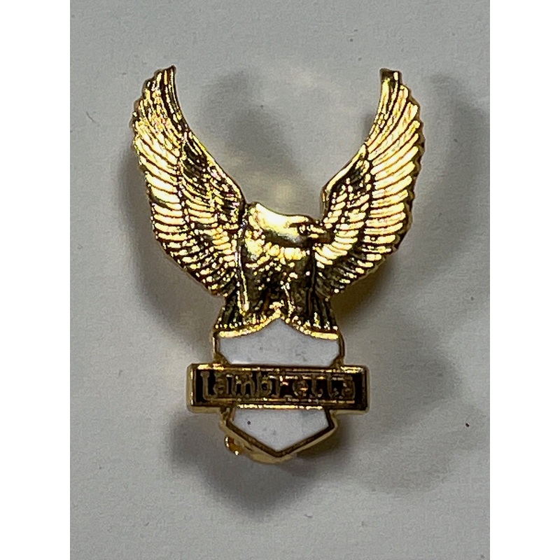 Lambretta eagle scooter lapel pin hat badge Ska Mod vintage motorcycle