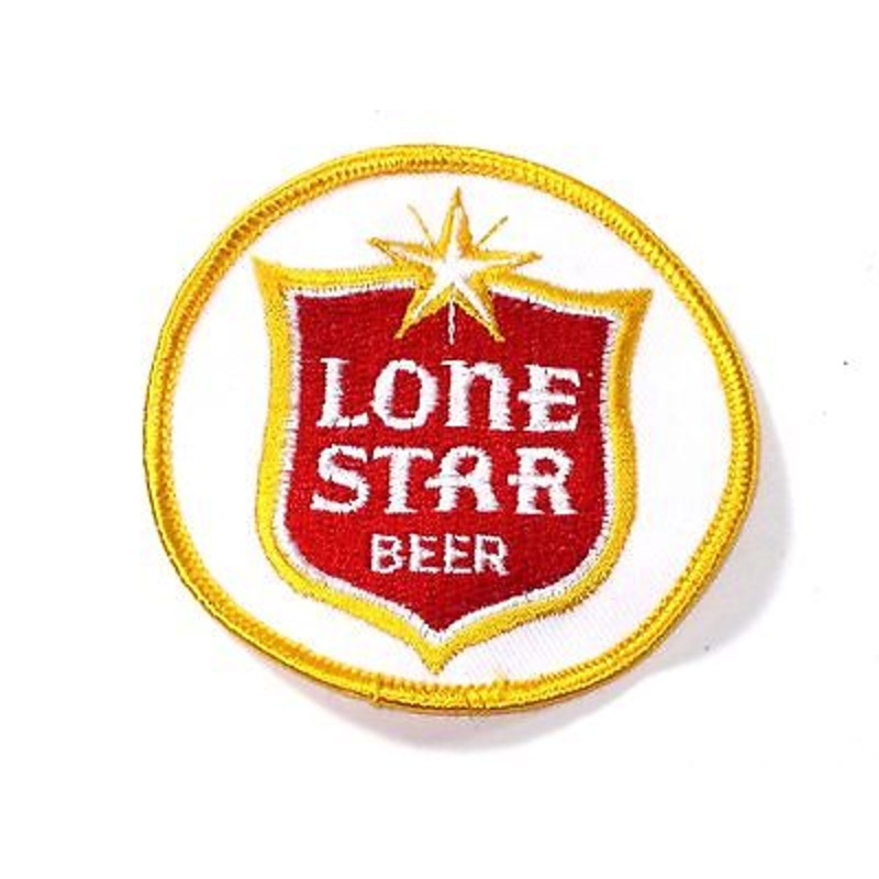 LONE STAR Vintage LA beer round patch collector brew