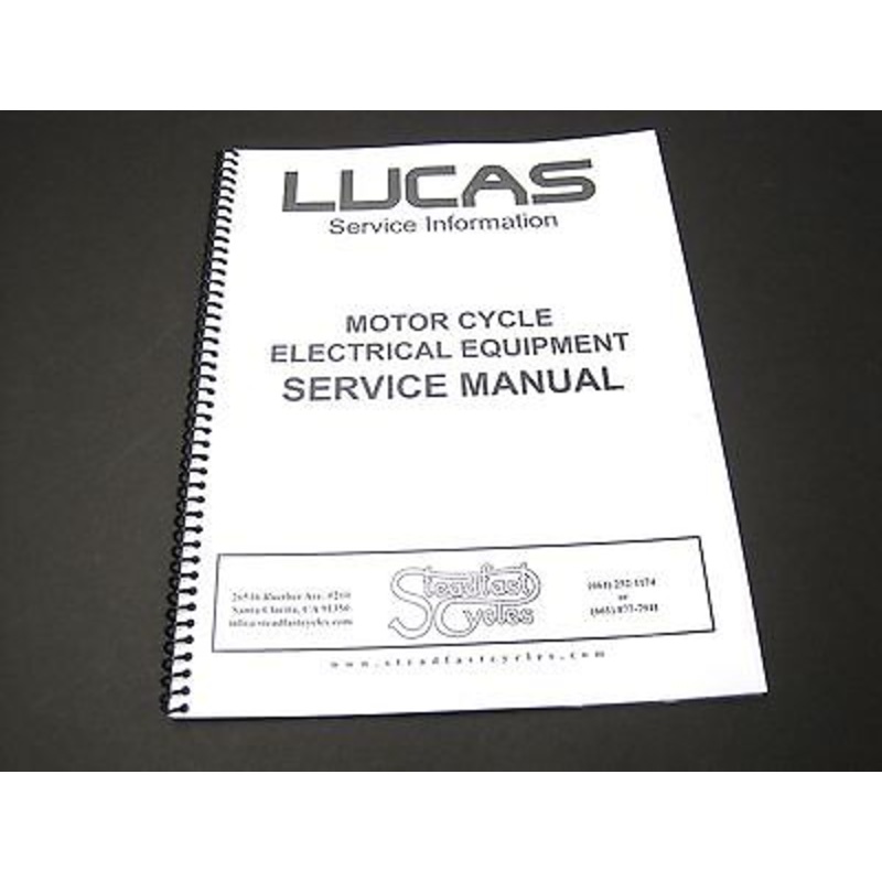 Lucas Service Manual motorcycle electrical equipment Triumph Norton BSA book