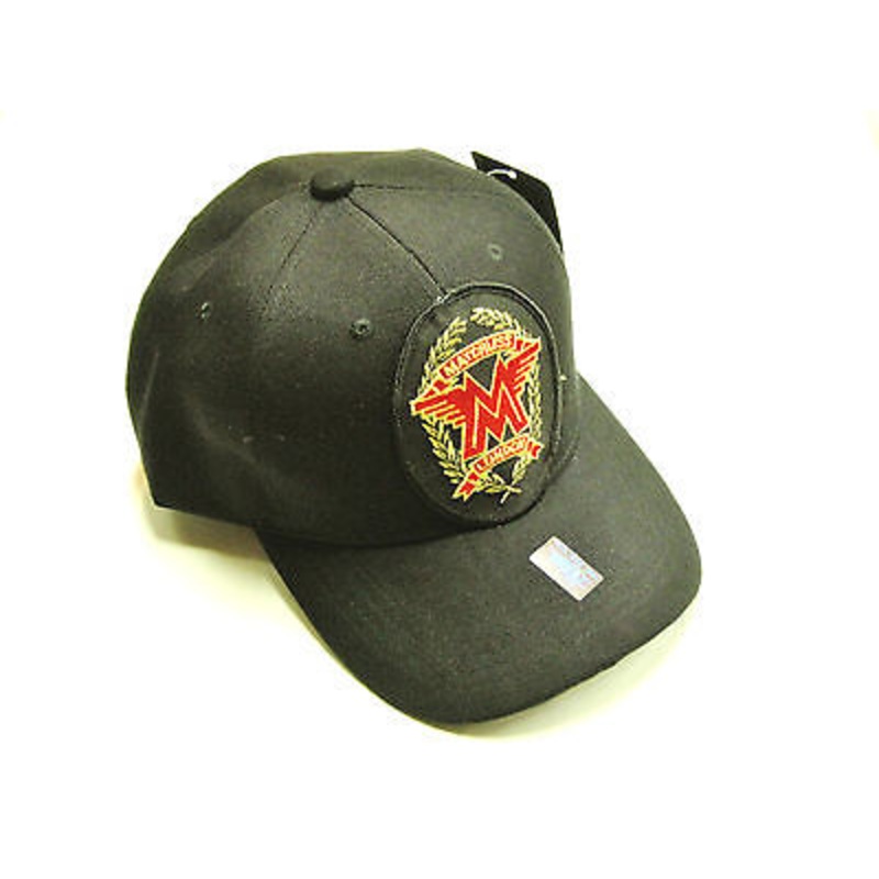 Matchless Hat baseball cap vintage british motorcycle patch black ballcap