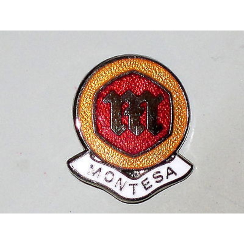 Montesa lapel pin made in England classic vintage motorcycle