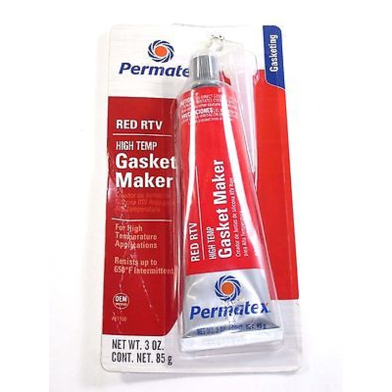 Moto Seal Gasket Maker Red high Temp 3oz Permatex 29132 RTV Silicone Engine
