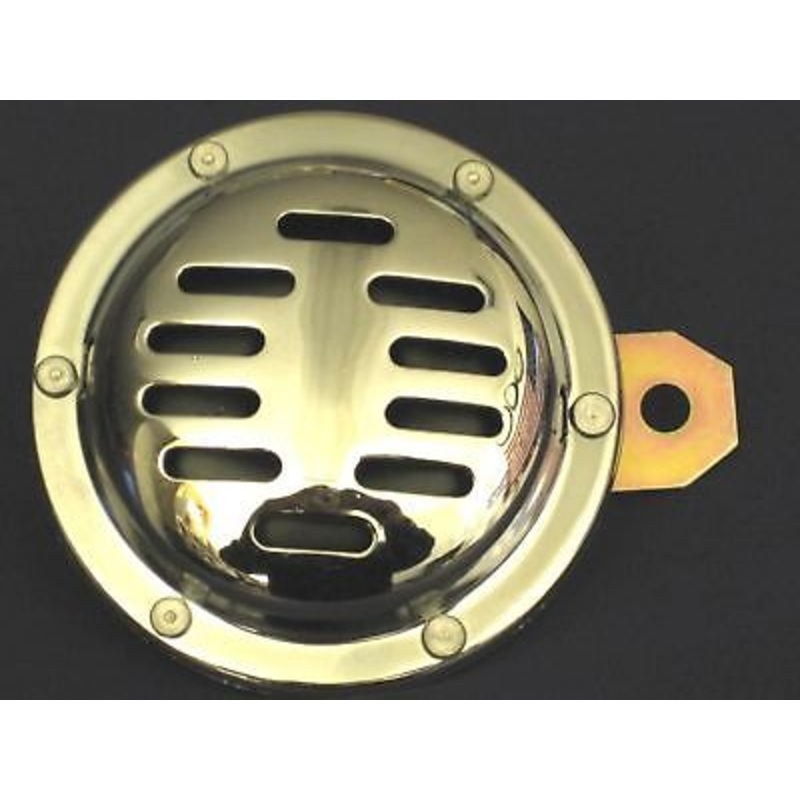 Motorcycle chrome HORN 12v custom Triumph 12 volt