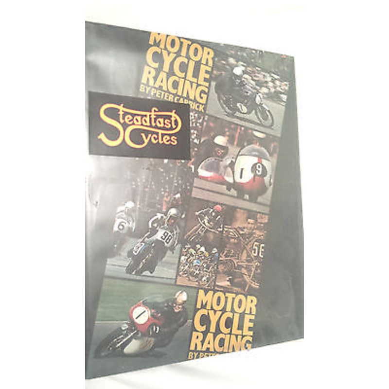 Motorcycle Racing by Peter Carrick Paul Hamlyn vintage book 1970 daytona USED