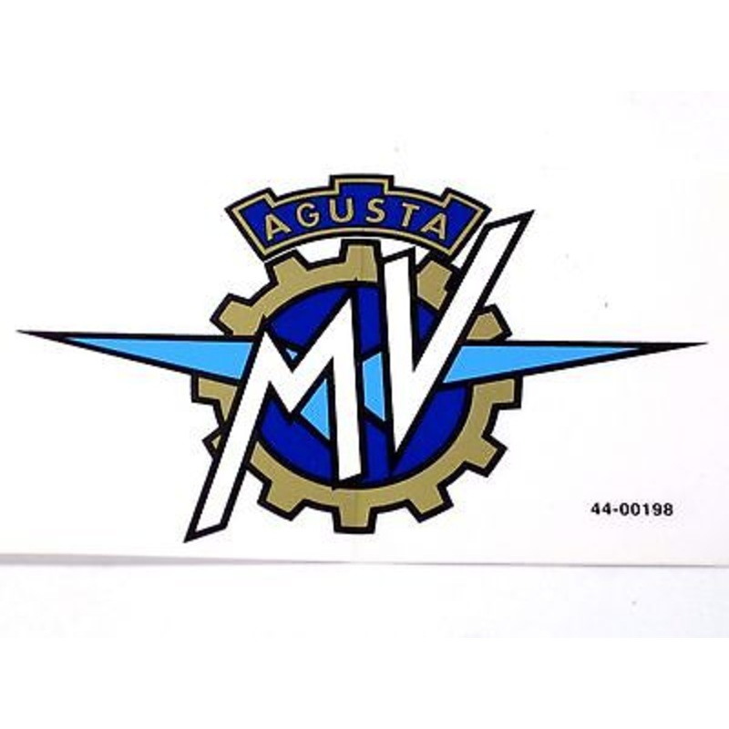 MV Agusta Tank sidecover decal Classic Italian Motorcycle peel and stick emblem