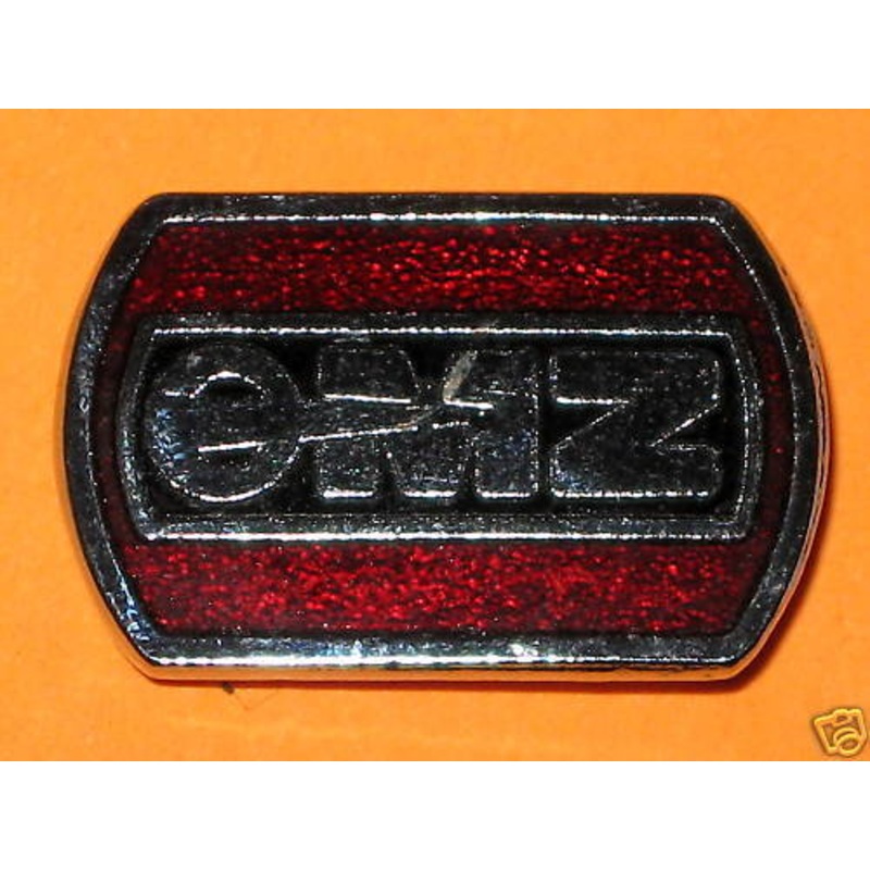MZ EMZ motorcycles lapel pin hat chrome enamel badge rt