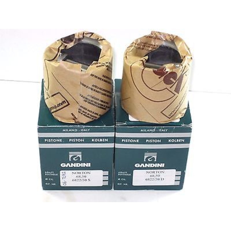 Norton 600 650 plus .060 over pistons piston set Gandini w rings 06-7084 Italy