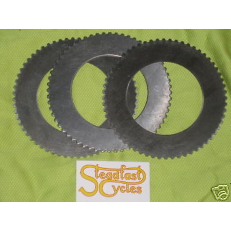 NORTON 750 Clutch steel plate set 3 plates 06-0746 NEW