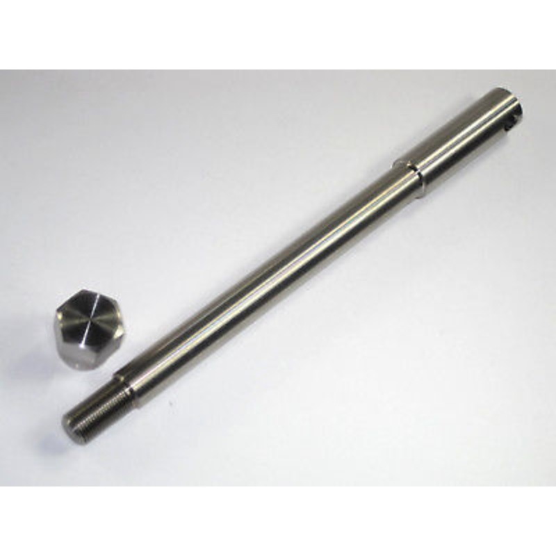 Norton Atlas Dominator Mercury front wheel AXLE & NUT 650 750 stainless to 1968