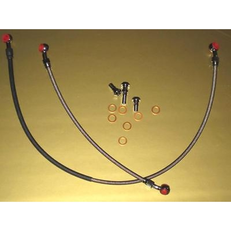 Norton braided oil lines top end rocker feed Commando 1969 to 74 Venhill UK Made