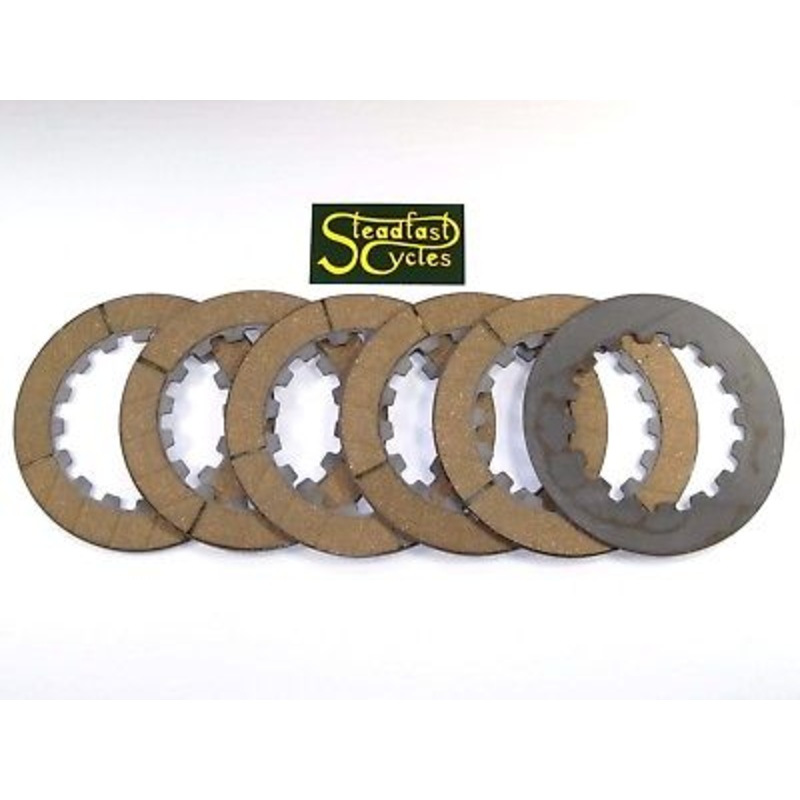 Norton clutch plates kit Atlas P11 88ss 650ss 99 G15P ES2 Barnett drive plate set