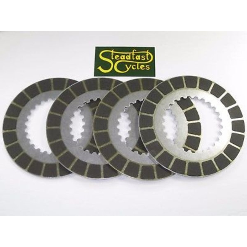 Norton Commando 750 4 light alloy clutch friction plates .145 Barnett