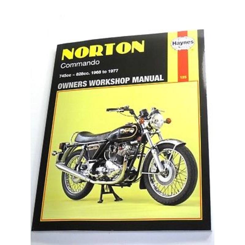 NORTON Haynes workshop manual 750 850 Commando 1968 to 1975 75 MK1 MK2 MK3