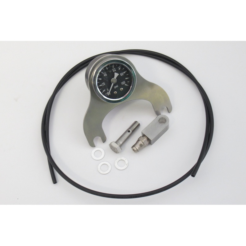 Norton oil pressure gauge center mount handlebar Stainless Steel Commando