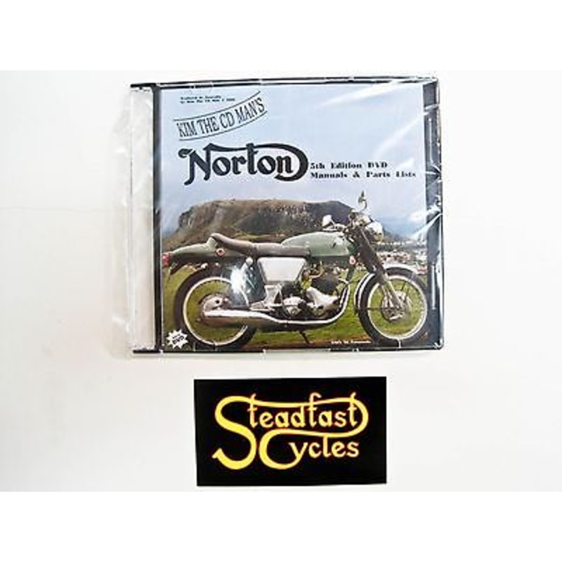 Norton The 5th edition Manual & Parts List  DVD
