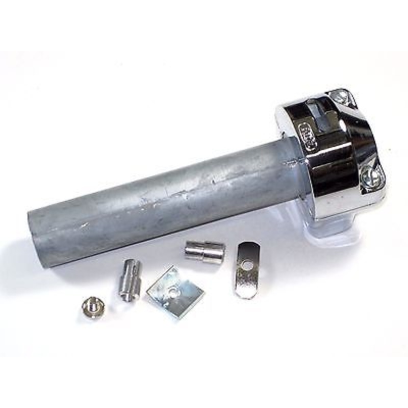 NOS BTE twist throttle 7/8 dual pull Triumph Norton BSA USA Made complete