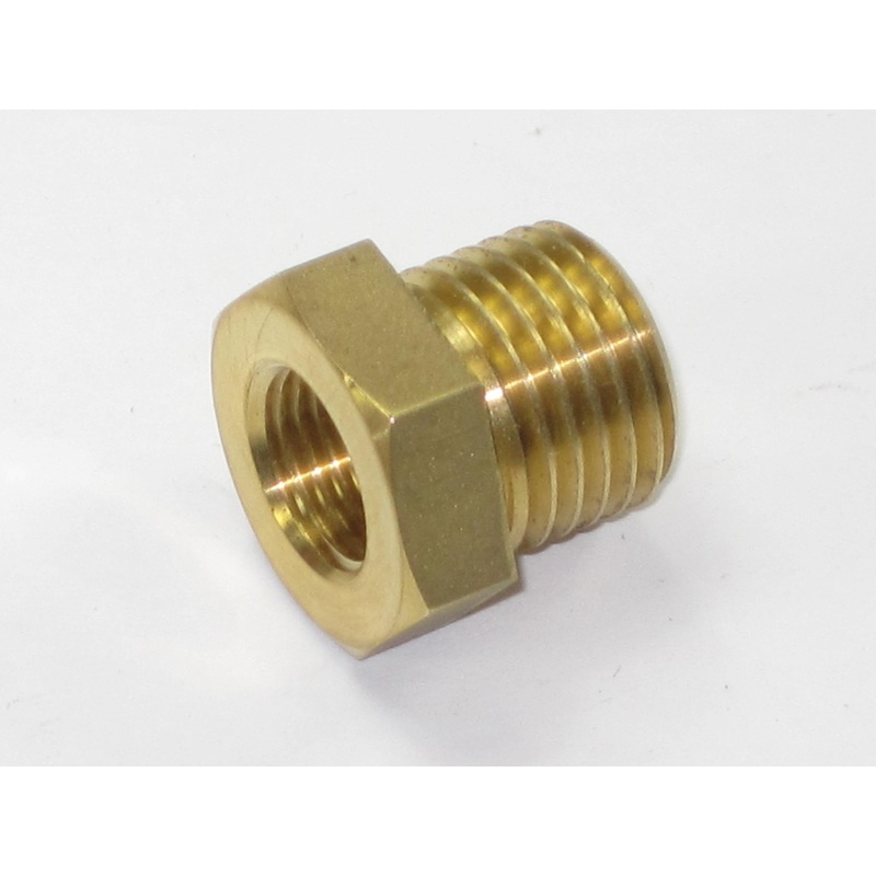 1/4 BSP to 1/8 BSP gas tank petcock adapter brass insert Triumph Norton BSA *