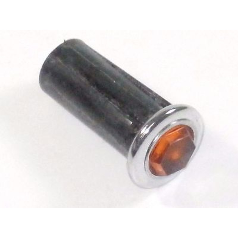 Pilot light amber prism indicator Lucas 54363453 Triumph Norton BSA Warning lens