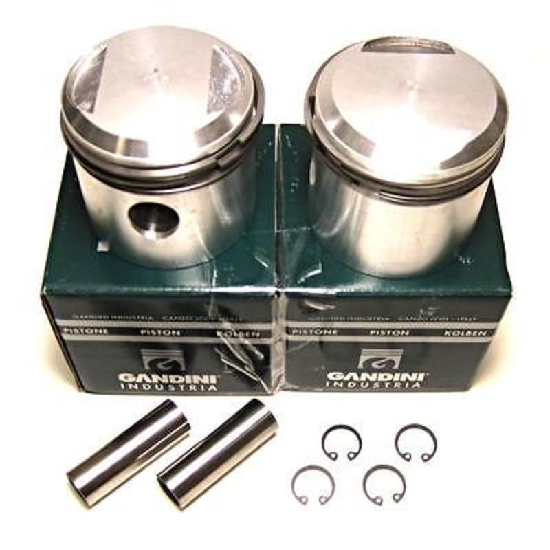 Piston Set BSA A10 650 pre-unit twin pistons plus .020 20 over Gandini Italy