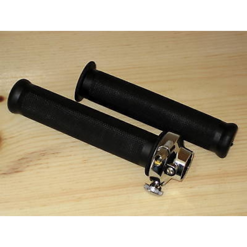 Pre-unit Triumph 15/16 twist throttle grips for 1 bar assembly 97-0697
