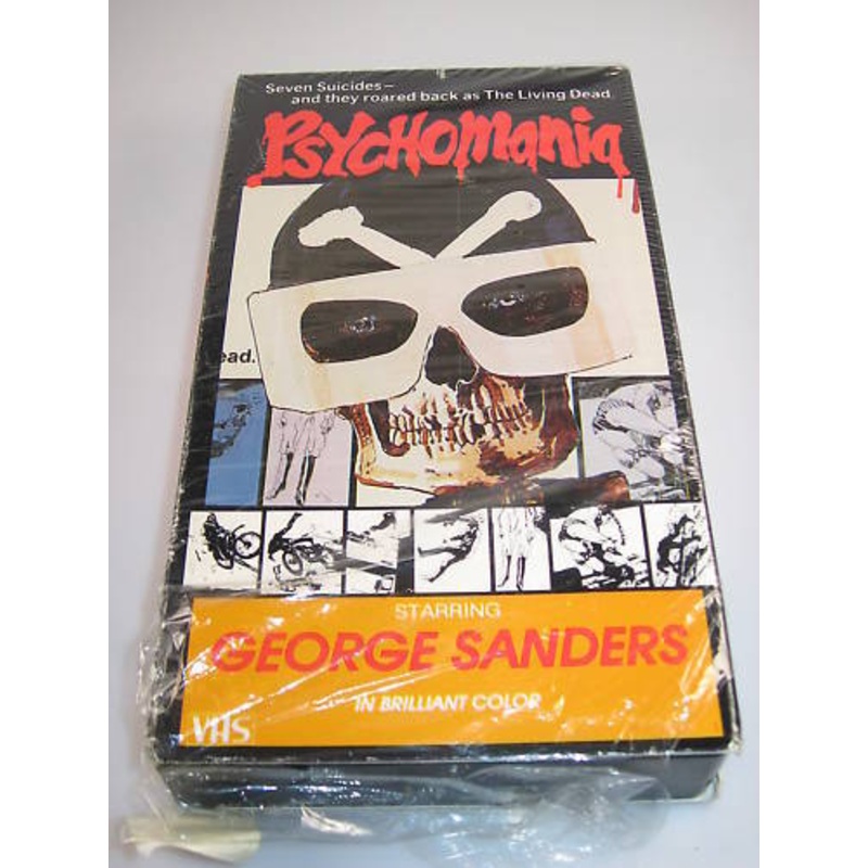 Psychomania 1971 cult classic motorcycle movie VHS The best horrible cycle movie