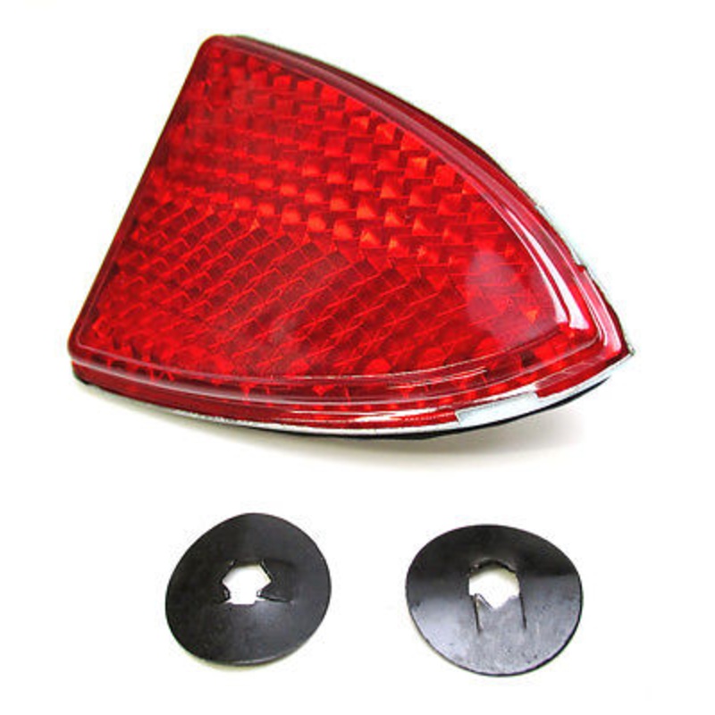 Rear Reflector Red Triumph BSA 57111 1968 69 70 71 taillight housing